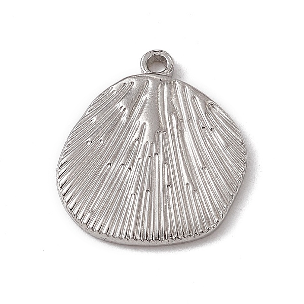 PandaHall 304 Stainless Steel Pendants, Shell Charm, Stainless Steel Color, 18x16.5x2mm, Hole: 1.4mm 304 Stainless Steel Shell Shape
PandaHall 304 Stainless Steel Pendants, Shell Charm, Stainless Steel Color, 18x16.5x2mm, Hole: 1.4mm 304 Stainless Steel Shell Shape