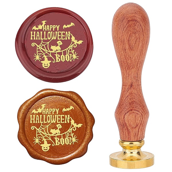 PandaHall CRASPIRE Happy Halloween Wax Seal Stamps Bat Pumpkin Spider Web Cat Removable Brass Sealing Stamp Heads 25mm with Vintage Wooden...
PandaHall CRASPIRE Happy Halloween Wax Seal Stamps Bat Pumpkin Spider Web Cat Removable Brass Sealing Stamp Heads 25mm with Vintage Wooden...