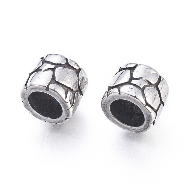 PandaHall 304 Stainless Steel European Beads, Large Hole Beads, Column, Antique Silver, 5.7x7mm, Hole: 4.5mm 304 Stainless Steel Column
PandaHall 304 Stainless Steel European Beads, Large Hole Beads, Column, Antique Silver, 5.7x7mm, Hole: 4.5mm 304 Stainless Steel Column