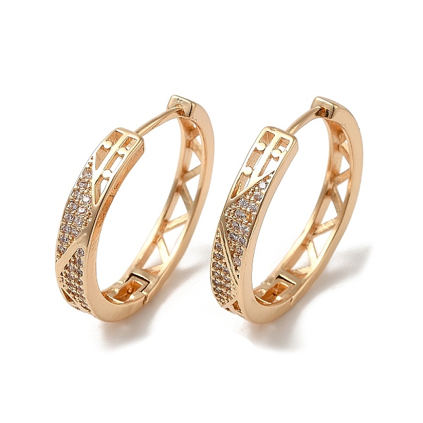 PandaHall Brass Micro Pave Cubic Zirconia Hoop Earrings, Hollow Triangle, Light Gold, 25x24.5x4mm Brass Triangle Clear
PandaHall Brass Micro Pave Cubic Zirconia Hoop Earrings, Hollow Triangle, Light Gold, 25x24.5x4mm Brass Triangle Clear