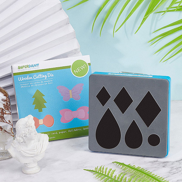 PandaHall SUPERDANT Cutting Dies Leather Rhombus Teardrop Pattern Earring Cutting Dies Stencils Moulds Embossing Tool Plastic Protective Box... 
PandaHall SUPERDANT Cutting Dies Leather Rhombus Teardrop Pattern Earring Cutting Dies Stencils Moulds Embossing Tool Plastic Protective Box...