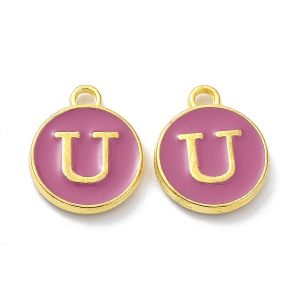 PandaHall Golden Plated Alloy Enamel Charms, Cadmium Free & Lead Free, Enamelled Sequins, Flamingo, Flat Round with Letter, Letter.U..., Pink
PandaHall Golden Plated Alloy Enamel Charms, Cadmium Free & Lead Free, Enamelled Sequins, Flamingo, Flat Round with Letter, Letter.U..., Pink