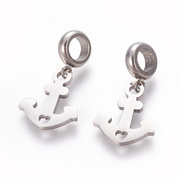 PandaHall 304 Stainless Steel Pendants, Large Hole Pendants, Anchor, Stainless Steel Color, 26.5mm, Hole: 5.3mm, Pendant: 16.7x14x1.5mm 304...
PandaHall 304 Stainless Steel Pendants, Large Hole Pendants, Anchor, Stainless Steel Color, 26.5mm, Hole: 5.3mm, Pendant: 16.7x14x1.5mm 304...