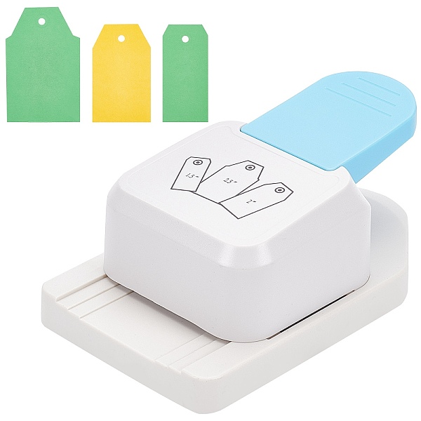 PandaHall FINGERINSPIRE Tag Punch, Trapezoid Gift Tag Puncher, 3 in 1 Craft Tag Punch, 1.5",2", 2.5" Tag Shape Lever Action Craft Punch for..., Cyan
PandaHall FINGERINSPIRE Tag Punch, Trapezoid Gift Tag Puncher, 3 in 1 Craft Tag Punch, 1.5",2", 2.5" Tag Shape Lever Action Craft Punch for..., Cyan