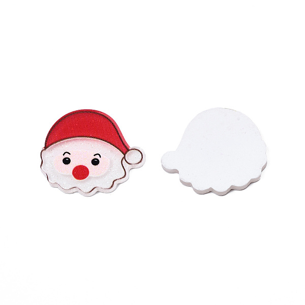 PandaHall Printed Acrylic Cabochons, with Glitter Powder, Christmas Style, Santa Claus, Red, 19.5x21.5x2mm Acrylic Human Red
PandaHall Printed Acrylic Cabochons, with Glitter Powder, Christmas Style, Santa Claus, Red, 19.5x21.5x2mm Acrylic Human Red