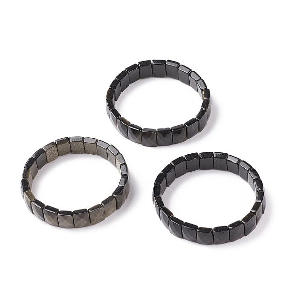PandaHall Natural Golden Sheen Obsidian Stretch Bracelets, Faceted, Rectangle, 2-3/8 inch(6cm) Golden Sheen Obsidian
PandaHall Natural Golden Sheen Obsidian Stretch Bracelets, Faceted, Rectangle, 2-3/8 inch(6cm) Golden Sheen Obsidian
