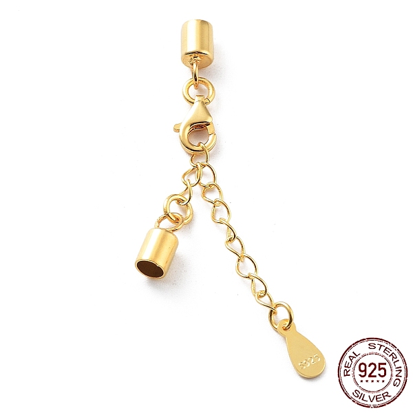 PandaHall 925 Sterling Silver Curb Chain Extender, End Chains with Lobster Claw Clasps and Cord Ends, Teardrop Chain Tabs, with S925 Stamp...
PandaHall 925 Sterling Silver Curb Chain Extender, End Chains with Lobster Claw Clasps and Cord Ends, Teardrop Chain Tabs, with S925 Stamp...