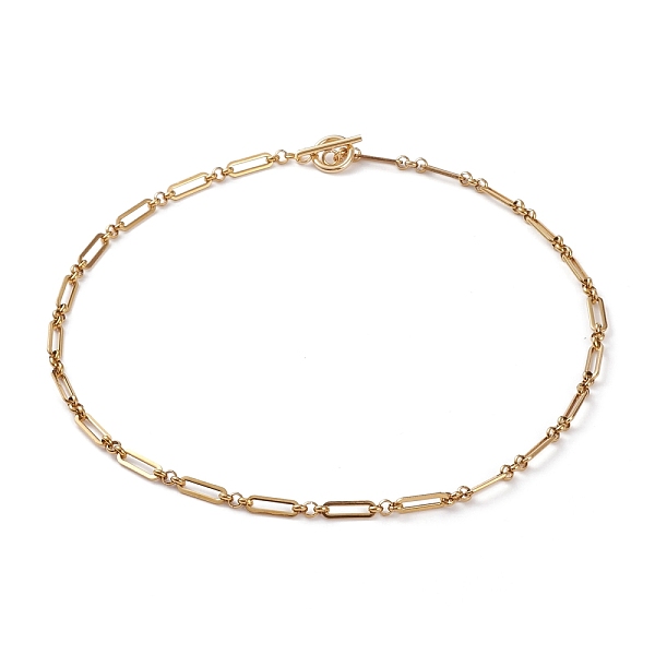 PandaHall 304 Stainless Steel Figaro Chain Necklaces, with Toggle Clasps, Golden, 18.11 inch(46cm) 304 Stainless Steel
PandaHall 304 Stainless Steel Figaro Chain Necklaces, with Toggle Clasps, Golden, 18.11 inch(46cm) 304 Stainless Steel