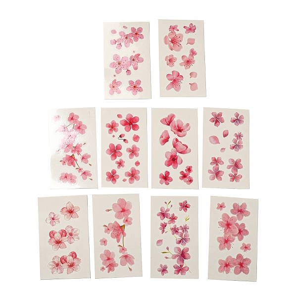 PandaHall Flower Pattern Removable Temporary Water Proof Tattoos Paper Stickers, Pink, 10.4x5.4x0.02cm, 10sheets/set Paper Rectangle Pink
PandaHall Flower Pattern Removable Temporary Water Proof Tattoos Paper Stickers, Pink, 10.4x5.4x0.02cm, 10sheets/set Paper Rectangle Pink