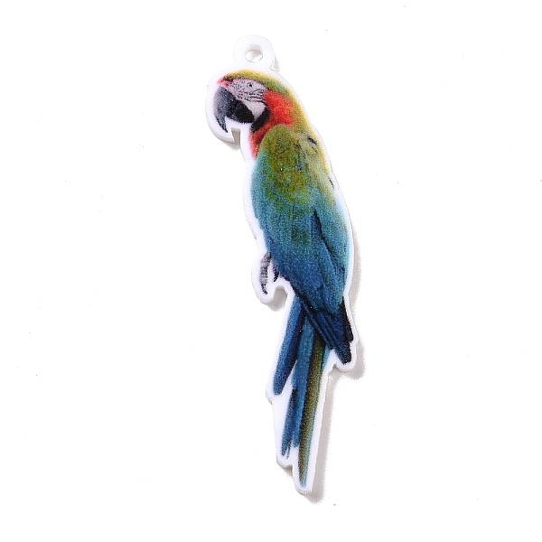 PandaHall Printed Opaque Acrylic Pendants, Animal Theme Charms, Parrot Pattern, 51.5x14x2mm, Hole: 1.8mm Acrylic Parrot
PandaHall Printed Opaque Acrylic Pendants, Animal Theme Charms, Parrot Pattern, 51.5x14x2mm, Hole: 1.8mm Acrylic Parrot