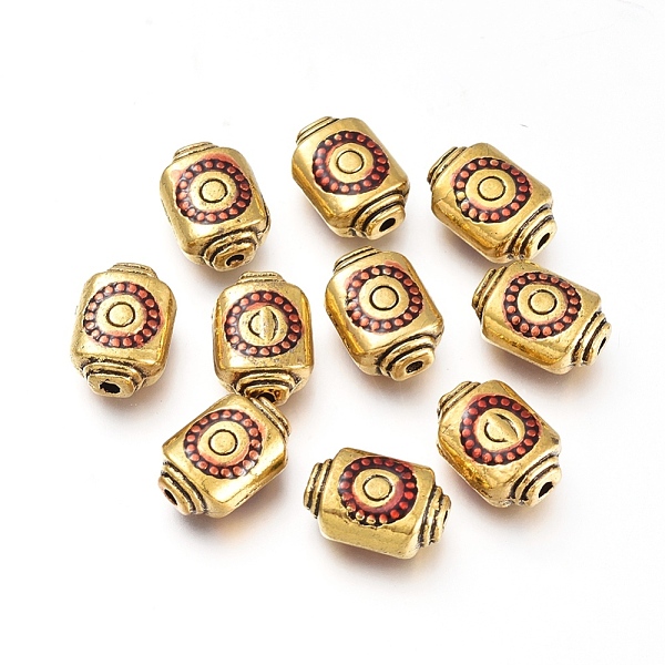 PandaHall Alloy Enamel Beads, Rectangle with Spot Pattern, Antique Golden, Red, 12.5x9x5.5mm, Hole: 1.6mm Alloy+Enamel Rectangle Red
PandaHall Alloy Enamel Beads, Rectangle with Spot Pattern, Antique Golden, Red, 12.5x9x5.5mm, Hole: 1.6mm Alloy+Enamel Rectangle Red