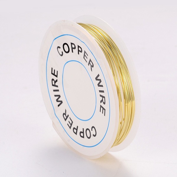 PandaHall Round Copper Jewelry Wire, Gold, 20 Gauge, 0.8mm, about 9.84 Feet(3m)/roll Copper Round Gold
PandaHall Round Copper Jewelry Wire, Gold, 20 Gauge, 0.8mm, about 9.84 Feet(3m)/roll Copper Round Gold