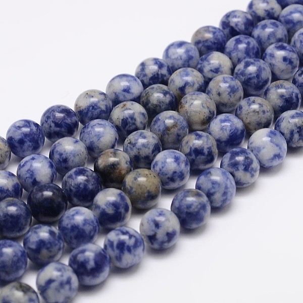 PandaHall Natural Blue Spot Jasper Bead Strands, Round, 6mm, Hole: 1mm, about 61~65pcs/strand, 15 inch Blue Spot Jasper Round Blue
PandaHall Natural Blue Spot Jasper Bead Strands, Round, 6mm, Hole: 1mm, about 61~65pcs/strand, 15 inch Blue Spot Jasper Round Blue