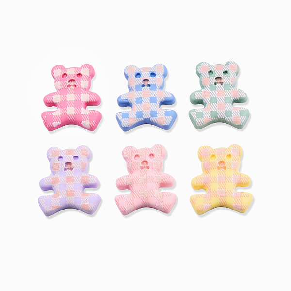 PandaHall Opaque Printed Resin Cabochons, Tartan Pattern Bear, Mixed Color, 25x21x4.5mm Resin Bear Multicolor
PandaHall Opaque Printed Resin Cabochons, Tartan Pattern Bear, Mixed Color, 25x21x4.5mm Resin Bear Multicolor
