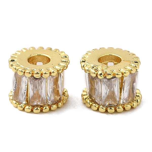 PandaHall Rack Plating Brass Micro Pave Cubic Zirconia European Beads, Cadmium Free & Lead Free, Column, Clear, 7x5.5mm, Hole: 2.5mm...
PandaHall Rack Plating Brass Micro Pave Cubic Zirconia European Beads, Cadmium Free & Lead Free, Column, Clear, 7x5.5mm, Hole: 2.5mm...