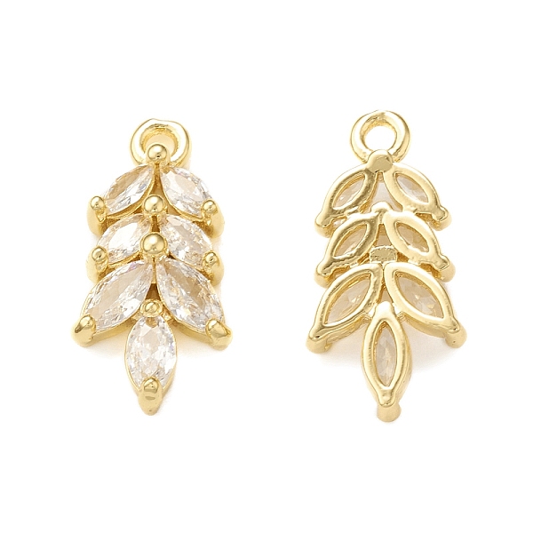 PandaHall Clear Glass Pendnants, with Brass Findings, Leaf Charms, Real 18K Gold Plated, 16.5x8x3mm, Hole: 1.4mm Brass+Glass Leaf Clear
PandaHall Clear Glass Pendnants, with Brass Findings, Leaf Charms, Real 18K Gold Plated, 16.5x8x3mm, Hole: 1.4mm Brass+Glass Leaf Clear