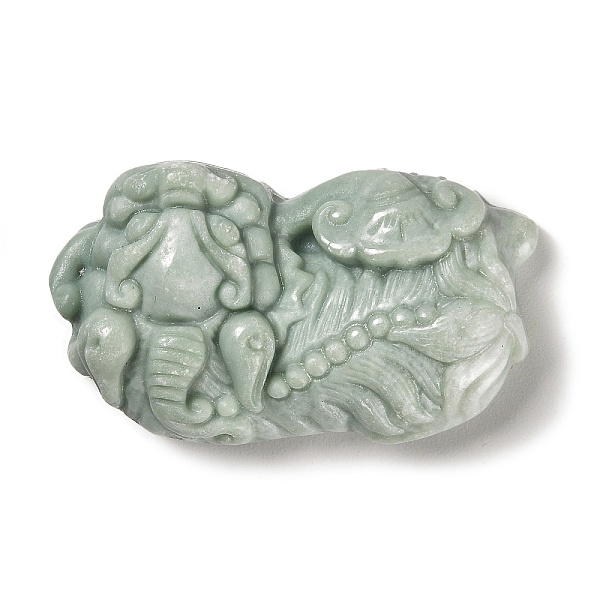 PandaHall Natural Calcite Carved Pendants, Pi Xiu, 27.5x48x12mm, Hole: 1.5mm Calcite Pi Xiu
PandaHall Natural Calcite Carved Pendants, Pi Xiu, 27.5x48x12mm, Hole: 1.5mm Calcite Pi Xiu
