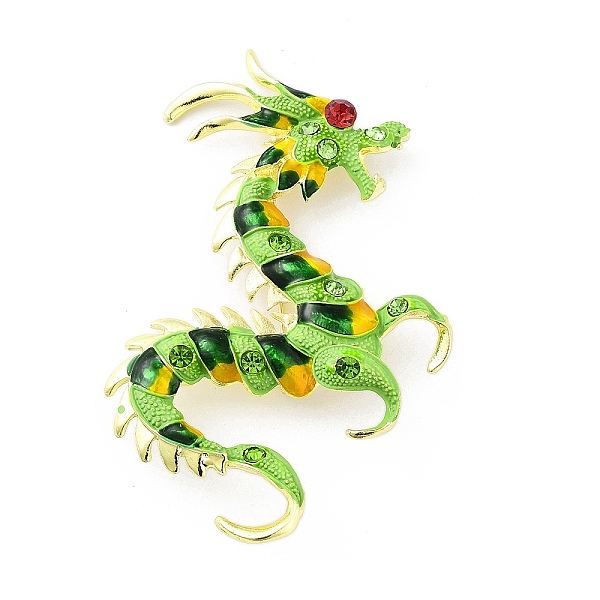 PandaHall Gragon Glass Enamel Pins, Animal Alloy Brooch for Women, Golden, Green, 87x45x6mm Alloy Dragon Green
PandaHall Gragon Glass Enamel Pins, Animal Alloy Brooch for Women, Golden, Green, 87x45x6mm Alloy Dragon Green