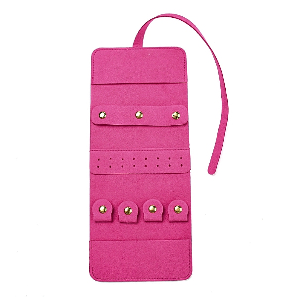 PandaHall Microfiber Jewelry Storage Bags, Portable Travel Jewelry Roll for Earrings, Bracelets, Necklaces Packaging, Rectangle, Deep Pink...
PandaHall Microfiber Jewelry Storage Bags, Portable Travel Jewelry Roll for Earrings, Bracelets, Necklaces Packaging, Rectangle, Deep Pink...
