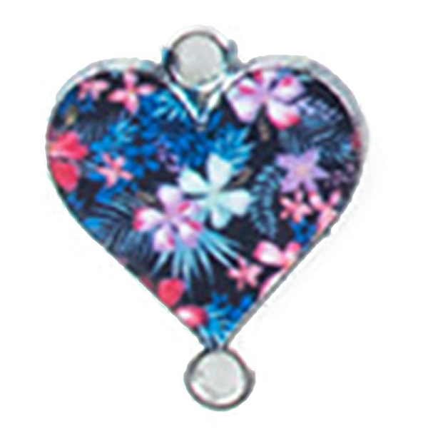 PandaHall Alloy Enamel Connector Charms, Heart-Shaped Links with Flower Pattern, Platinum, Colorful, 20x16mm Alloy+Enamel Flower
PandaHall Alloy Enamel Connector Charms, Heart-Shaped Links with Flower Pattern, Platinum, Colorful, 20x16mm Alloy+Enamel Flower