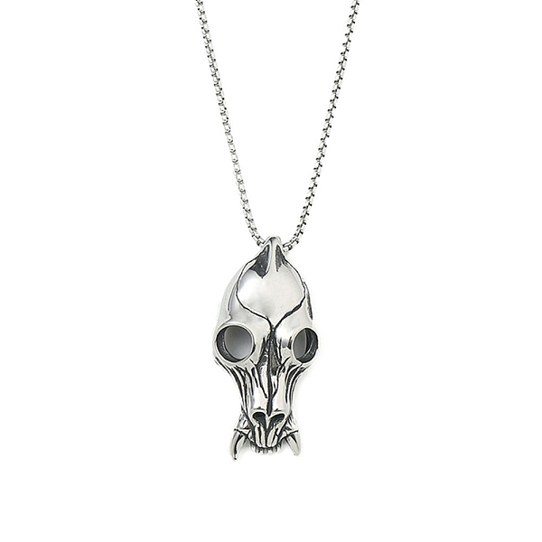 PandaHall 201 Stainless Steel Pendant Necklaces, Skull, Stainless Steel Color, 23.23 inch(59cm) 201 Stainless Steel Skull
PandaHall 201 Stainless Steel Pendant Necklaces, Skull, Stainless Steel Color, 23.23 inch(59cm) 201 Stainless Steel Skull