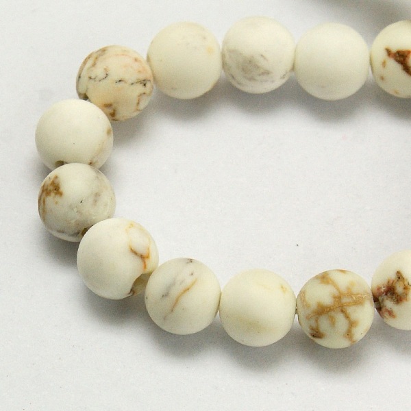 PandaHall Frosted Round Natural Magnesite Beads Strands, White, 8mm, Hole: 1mm, about 37pcs/strand, 15.5 inch Magnesite Round White
PandaHall Frosted Round Natural Magnesite Beads Strands, White, 8mm, Hole: 1mm, about 37pcs/strand, 15.5 inch Magnesite Round White
