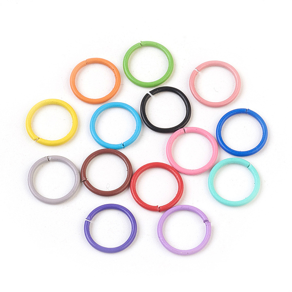 PandaHall Iron Open Jump Rings, Mixed Color, 18 Gauge, 10x1mm, Inner Diameter: 8mm Iron Multicolor
PandaHall Iron Open Jump Rings, Mixed Color, 18 Gauge, 10x1mm, Inner Diameter: 8mm Iron Multicolor
