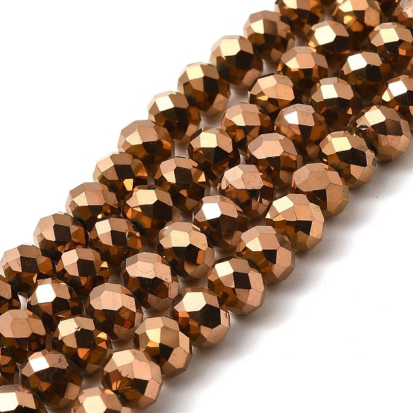 PandaHall Electroplate Transparent Glass Beads Strands, Full Plated, Faceted, Rondelle, Copper Plated, 8x6mm, Hole: 1mm, about...
PandaHall Electroplate Transparent Glass Beads Strands, Full Plated, Faceted, Rondelle, Copper Plated, 8x6mm, Hole: 1mm, about...