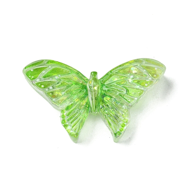 PandaHall Spray Painted Resin Decoden Cabochons, with Paillette/Glitter Sequins, Butterfly, Lawn Green, 20.5x36x8mm Resin Butterfly
PandaHall Spray Painted Resin Decoden Cabochons, with Paillette/Glitter Sequins, Butterfly, Lawn Green, 20.5x36x8mm Resin Butterfly