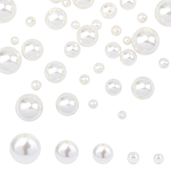 PandaHall 40Pcs 5 Sizes Shell Pearl Beads, Half Drilled Beads, Polished, Round, White, 8pcs/style Shell Pearl Round White
PandaHall 40Pcs 5 Sizes Shell Pearl Beads, Half Drilled Beads, Polished, Round, White, 8pcs/style Shell Pearl Round White