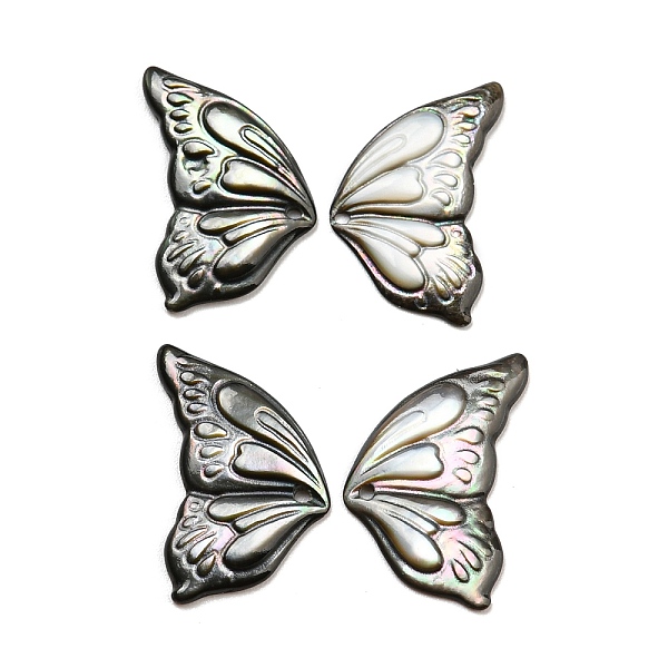 PandaHall Natural Black Lip Shell Pendants, Sea Shell , Butterfly Charms, 19~20x11~12x1.8~2mm, Hole: 1mm Sea Shell Butterfly Black
PandaHall Natural Black Lip Shell Pendants, Sea Shell , Butterfly Charms, 19~20x11~12x1.8~2mm, Hole: 1mm Sea Shell Butterfly Black