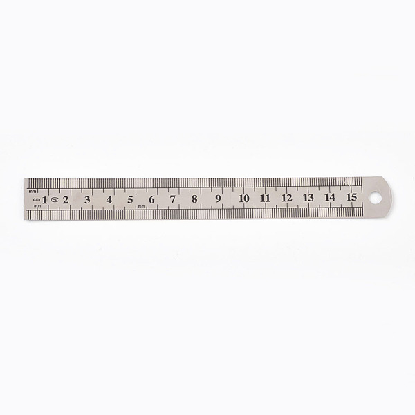 PandaHall Stainless Steel Ruler, 15/20/30cm Metric Rule Precision Double Sided Measuring Tool School & Educational Supplies, Stainless Steel...
PandaHall Stainless Steel Ruler, 15/20/30cm Metric Rule Precision Double Sided Measuring Tool School & Educational Supplies, Stainless Steel...