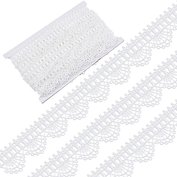 PandaHall GORGECRAFT 15 Yards White Venice Lace Ribbon Cotton Trim Crochet Floral Fabric Crafting Scalloped Edge Wavy Trimmings DIY Garment...
PandaHall GORGECRAFT 15 Yards White Venice Lace Ribbon Cotton Trim Crochet Floral Fabric Crafting Scalloped Edge Wavy Trimmings DIY Garment...