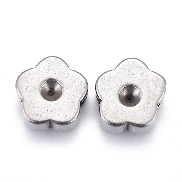 PandaHall 304 Stainless Steel Bead Rhinestone Settings, Flower, Stainless Steel Color, Fit for 3.5mm Rhinestone, 13x13.5x6mm, Hole: 2.5mm...
PandaHall 304 Stainless Steel Bead Rhinestone Settings, Flower, Stainless Steel Color, Fit for 3.5mm Rhinestone, 13x13.5x6mm, Hole: 2.5mm...