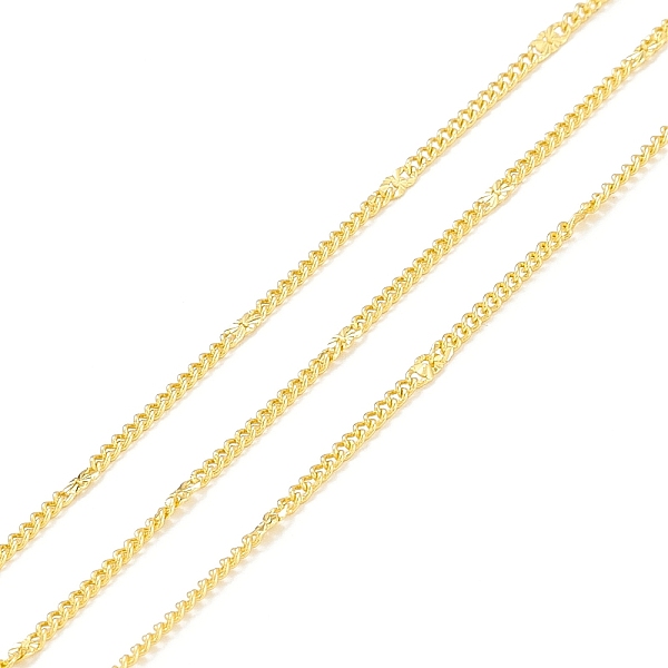 PandaHall Brass Curb Chains, Long-Lasting Plated, with Spool, Cadmium Free & Lead Free, Soldered, Real 18K Gold Plated, link: 4x1.5x0.5mm...
PandaHall Brass Curb Chains, Long-Lasting Plated, with Spool, Cadmium Free & Lead Free, Soldered, Real 18K Gold Plated, link: 4x1.5x0.5mm...