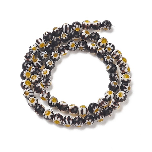 PandaHall Faceted Millefiori Glass Round Beads Strands, Black, 6mm, Hole: 1mm, about 64pcs/strand, 14.1 inch Millefiori Lampwork Round Black
PandaHall Faceted Millefiori Glass Round Beads Strands, Black, 6mm, Hole: 1mm, about 64pcs/strand, 14.1 inch Millefiori Lampwork Round Black