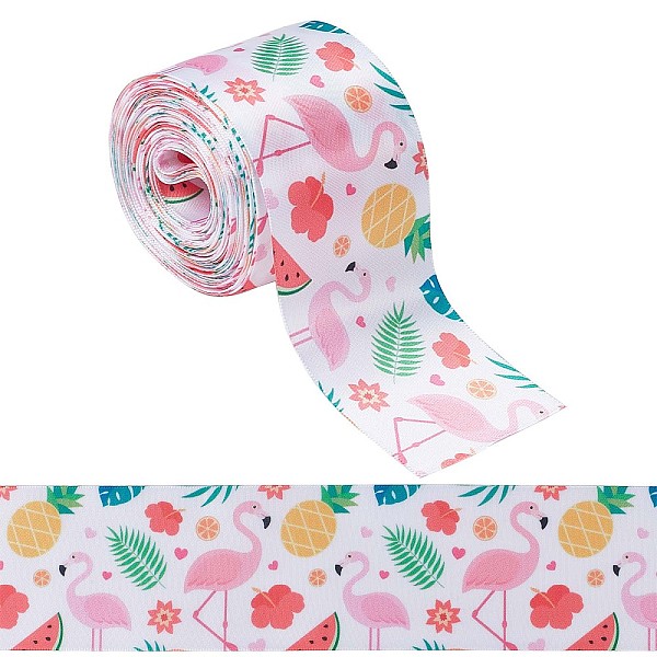 PandaHall Gorgecraft 10 Yards Printed Polyester Ribbon, for Bowknot Making, Flat, Colorful, Flamingo Pattern, 5.1x0.02cm Polyester Flamingo...
PandaHall Gorgecraft 10 Yards Printed Polyester Ribbon, for Bowknot Making, Flat, Colorful, Flamingo Pattern, 5.1x0.02cm Polyester Flamingo...