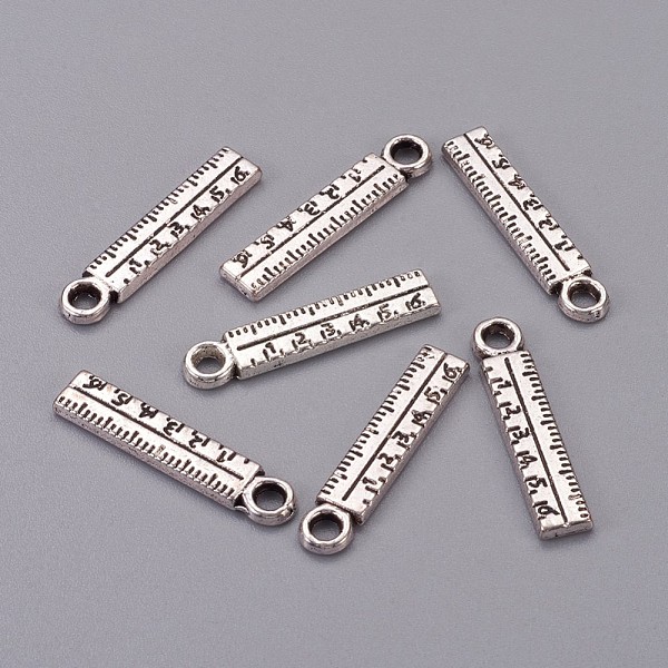 PandaHall Tibetan Style Alloy Pendants for Teachers' Day, Lead Free, Nickel Free and Cadmium Free, Ruler, 24x5x2mm, Hole: 2mm Alloy Study...
PandaHall Tibetan Style Alloy Pendants for Teachers' Day, Lead Free, Nickel Free and Cadmium Free, Ruler, 24x5x2mm, Hole: 2mm Alloy Study...