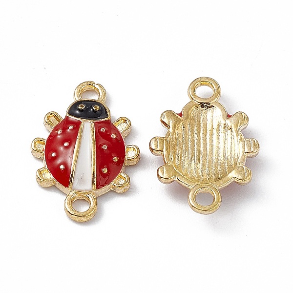 PandaHall Alloy Connector Charms, with Enamel, Golden, Ladybug Links, FireBrick, 17.5x12.5x3mm, Hole: 1.8mm Alloy+Enamel Ladybug Red
PandaHall Alloy Connector Charms, with Enamel, Golden, Ladybug Links, FireBrick, 17.5x12.5x3mm, Hole: 1.8mm Alloy+Enamel Ladybug Red