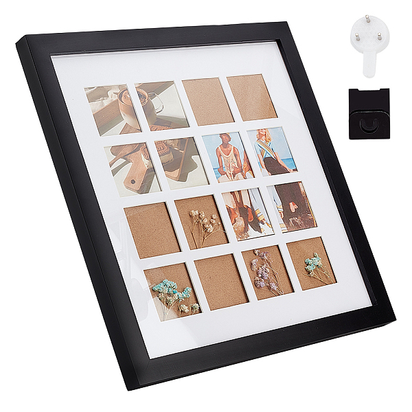 PandaHall OLYCRAFT Square Wood Photo Frame Stand Black Picture Frame Display for Hold 16 Photos Multi Photo Frame Display with Clear Window...
PandaHall OLYCRAFT Square Wood Photo Frame Stand Black Picture Frame Display for Hold 16 Photos Multi Photo Frame Display with Clear Window...