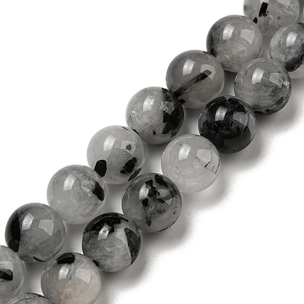PandaHall Grade A Natural Tourmalinated Quartz/Black Rutilated Quartz Beads Strands, Round, 8mm, Hole: 0.8mm, about 48~50pcs/strand...
PandaHall Grade A Natural Tourmalinated Quartz/Black Rutilated Quartz Beads Strands, Round, 8mm, Hole: 0.8mm, about 48~50pcs/strand...