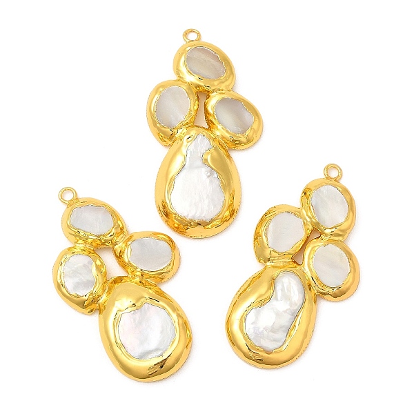 PandaHall Brass Pendants, Natural Pearl Cross Charms, Long-Lasting Plated, Golden, 49~50x26.5~29x6~7mm, Hole: 2.5mm Pearl Cross
PandaHall Brass Pendants, Natural Pearl Cross Charms, Long-Lasting Plated, Golden, 49~50x26.5~29x6~7mm, Hole: 2.5mm Pearl Cross