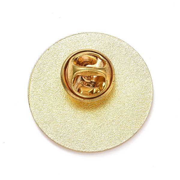 PandaHall Scenery Pattern Enamel Pin, Flat Round Enamel Brooch for Backpack Clothes, Golden, Black, 26x10mm, Pin: 1mm. Alloy+Enamel Black
PandaHall Scenery Pattern Enamel Pin, Flat Round Enamel Brooch for Backpack Clothes, Golden, Black, 26x10mm, Pin: 1mm. Alloy+Enamel Black