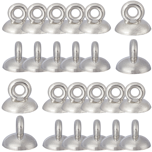 PandaHall SUNNYCLUE 300Pcs Plastic Bead Cap Pendant Bails, for Globe Bubble Cover Pendants, Platinum, 7x8mm, Hole: 2mm Plastic
PandaHall SUNNYCLUE 300Pcs Plastic Bead Cap Pendant Bails, for Globe Bubble Cover Pendants, Platinum, 7x8mm, Hole: 2mm Plastic