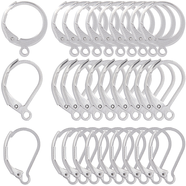 PandaHall SUNNYCLUE 3 Style 304 Stainless Steel Leverback Earring Findings, with Loops, Stainless Steel Color, 14.5~16.5x10~12x2mm, Hole...
PandaHall SUNNYCLUE 3 Style 304 Stainless Steel Leverback Earring Findings, with Loops, Stainless Steel Color, 14.5~16.5x10~12x2mm, Hole...