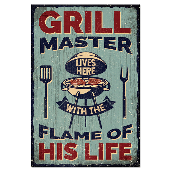 PandaHall GLOBLELAND Vintage Grill Master Metal Tin Sign Plaque Poster 8×12inch Retro Metal Wall Decorative Tin Signs for Home Kitchen Bar...
PandaHall GLOBLELAND Vintage Grill Master Metal Tin Sign Plaque Poster 8×12inch Retro Metal Wall Decorative Tin Signs for Home Kitchen Bar...