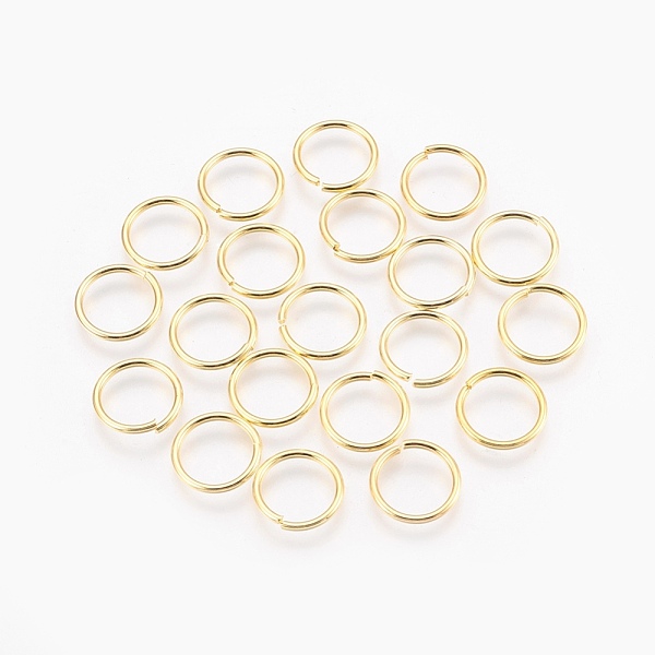 PandaHall Jewelry Findings, Brass Jumprings, Cadmium Free & Lead Free, Open Jump Rings, Golden, 10x1.2mm, Inner Diameter: 7.6mm, about...
PandaHall Jewelry Findings, Brass Jumprings, Cadmium Free & Lead Free, Open Jump Rings, Golden, 10x1.2mm, Inner Diameter: 7.6mm, about...