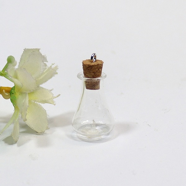 PandaHall Empty Small Glass Cork Vase Pendants, Wishing Bottle Charms with Platinum Plated Iron Loops, Clear, 16x27mm Iron+Glass Vase Clear
PandaHall Empty Small Glass Cork Vase Pendants, Wishing Bottle Charms with Platinum Plated Iron Loops, Clear, 16x27mm Iron+Glass Vase Clear