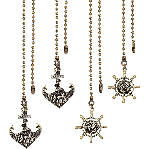 PandaHall BENECREAT 2Pcs Alloy Ceiling Fan Pull Chain, 14inch Ocean Theme Fan Pull Extenders with Iron Ball Chain, Pull Chain for Ceiling...
PandaHall BENECREAT 2Pcs Alloy Ceiling Fan Pull Chain, 14inch Ocean Theme Fan Pull Extenders with Iron Ball Chain, Pull Chain for Ceiling...