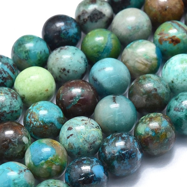 PandaHall Natural Chrysocolla and Lapis Lazuli Beads Strands, Grade A, Round, 8.5~9mm, Hole: 0.8mm, about 45pcs/strand, 15.35 inch(39cm)...
PandaHall Natural Chrysocolla and Lapis Lazuli Beads Strands, Grade A, Round, 8.5~9mm, Hole: 0.8mm, about 45pcs/strand, 15.35 inch(39cm)...